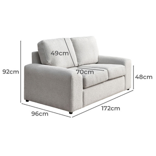Sophia 2 Seater Boucle Sofa