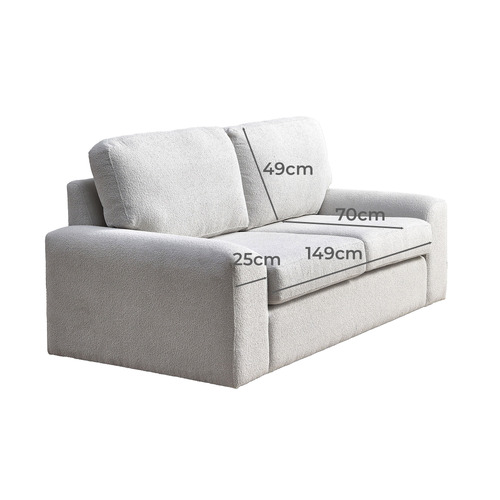Sophia 2.5 Seater Boucle Sofa