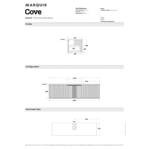 The Cove Blossom Matte White Wall Hung Single Vanity
