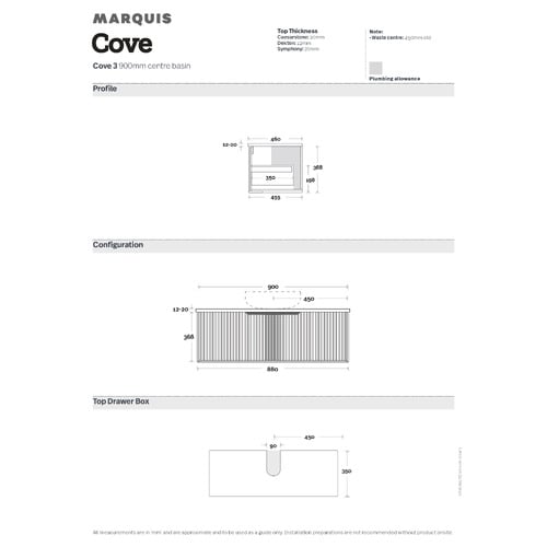 The Cove Blossom Matte White Wall Hung Single Vanity