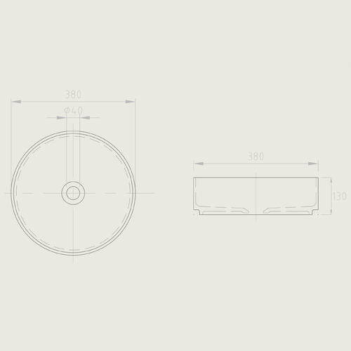 Regio Acrylic Basin