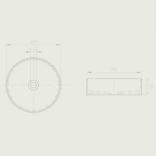 Regio Acrylic Basin