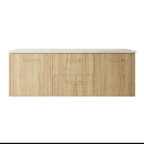 Hamilton 1500mm Wall Hung Double Vanity