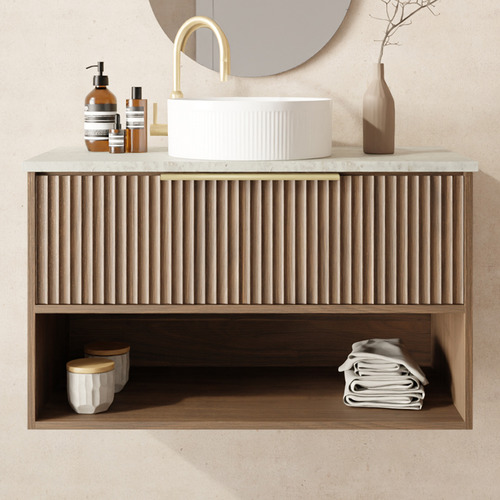 Merewether 900mm Wall Hung Single Vanity