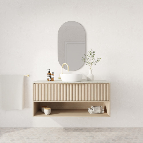 Merewether 1200mm Wall Hung Single Vanity with Solid Surface Countertop