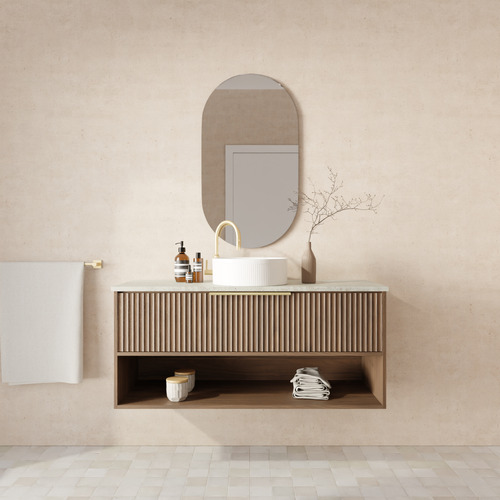 Merewether 1200mm Wall Hung Single Vanity with Solid Surface Countertop