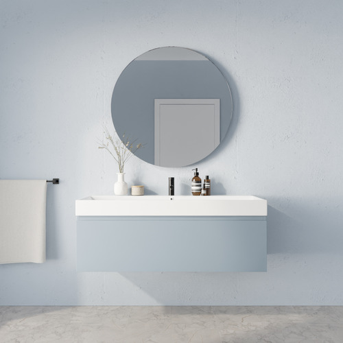 Sanremo 1200mm Wall Hung Single Vanity with Polymarble Countertop