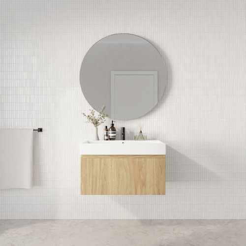 Sanremo 750mm Wall Hung Single Vanity with Polymarble Countertop