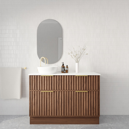 Salamander 1200mm Freestanding Single Vanity with Solid Surface Countertop
