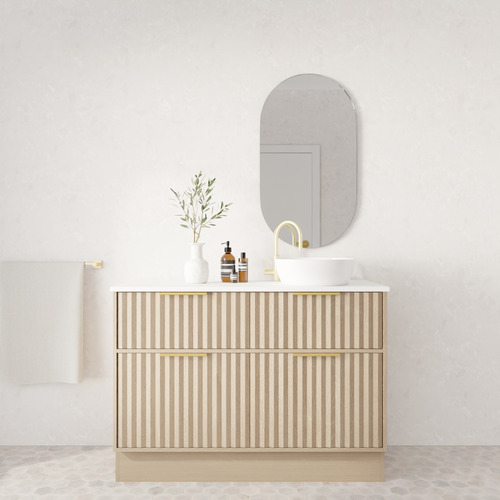 Salamander 1200mm Freestanding Single Vanity with Solid Surface Countertop