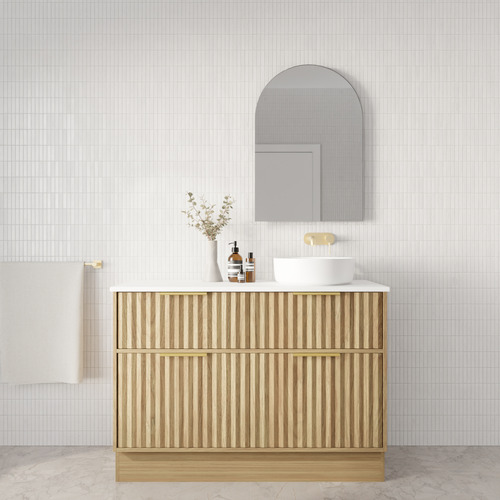 Salamander 1200mm Freestanding Single Vanity with Solid Surface Countertop