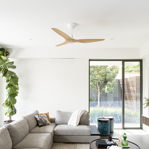 152cm Caramel Bamboo Haiku Universal Mount DC Ceiling Fan