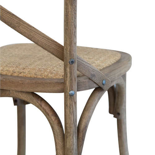 Desma Crossback Rattan Dining Chair