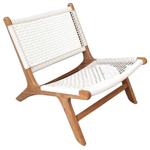 Zenya Teak Pe Wicker Outdoor Accent Chair Temple Webster