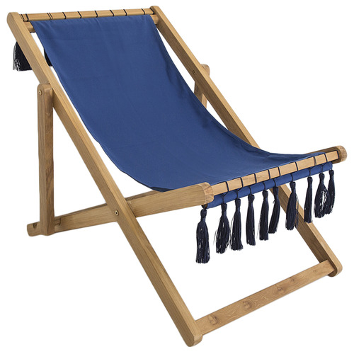 LilaInteriors Cuban Foldable Outdoor Sling Chair | Temple & Webster