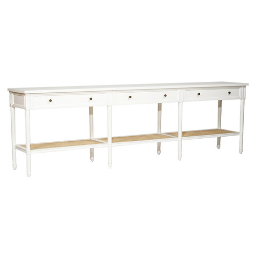 temple and webster white console table