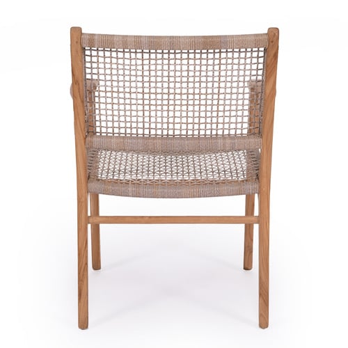 Zen Teak Wood Dining Armchair