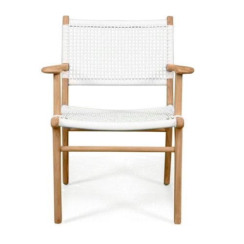 Zen Teak Wood Dining Armchair
