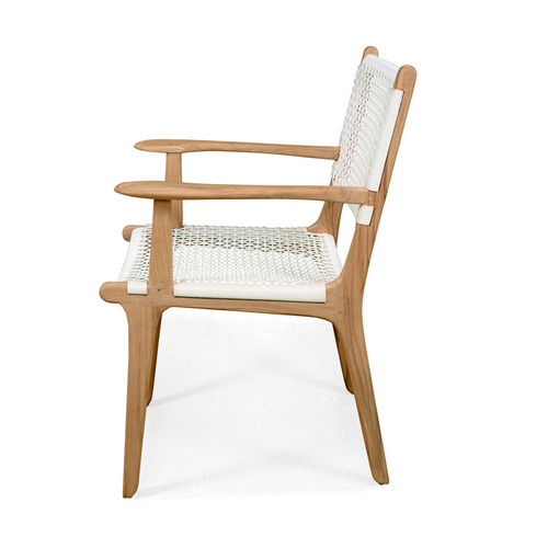 Zen Teak Wood Dining Armchair