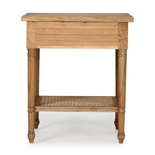 Weathered Oak Hamilton 57cm Bedside Table