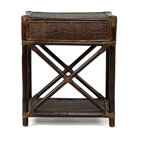 Belize Rattan Bedside Table Temple & ster