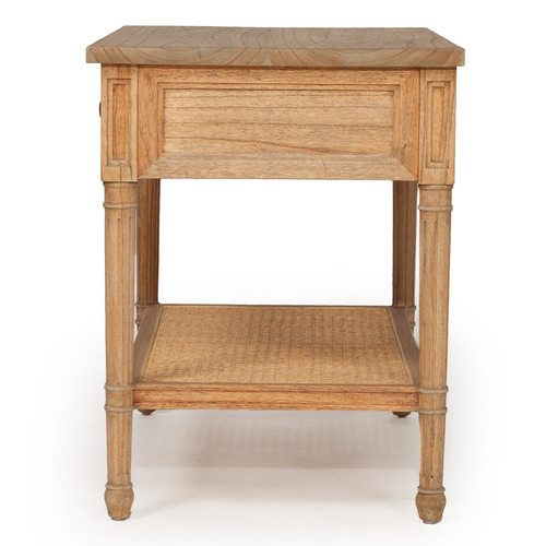 Weathered Oak Hamilton 91cm Bedside Table