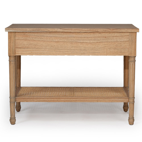 Weathered Oak Hamilton 91cm Bedside Table