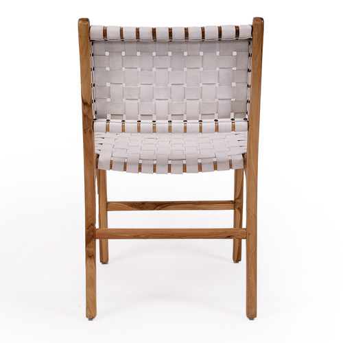 Pasadena Woven Leather Side Chair