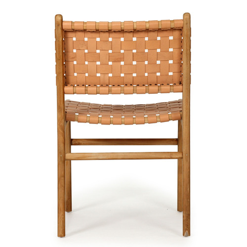 Pasadena Woven Leather Side Chair
