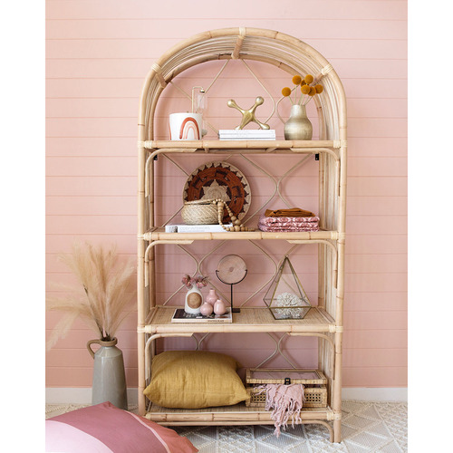 Bangalow Rattan Shelving Unit Temple & ster