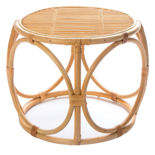 Mezzotoni Rattan Bedside Table