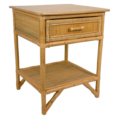 Danara Rattan Bedside Table | Temple & Webster