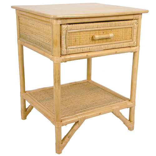 ZZZtime Mattresses Danara Rattan Bedside Table | Temple & Webster