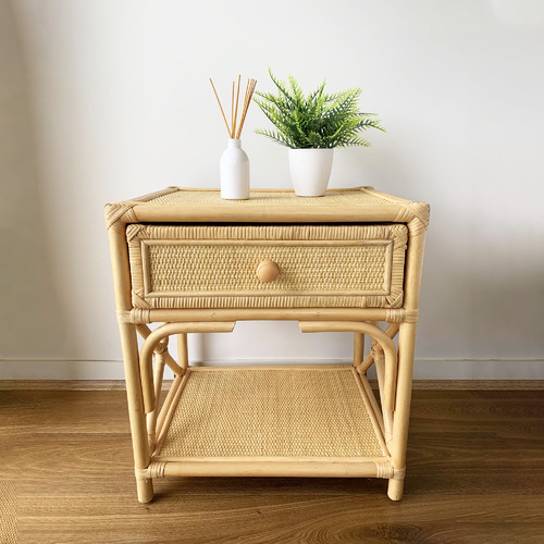 Rapola Rattan Bedside Table