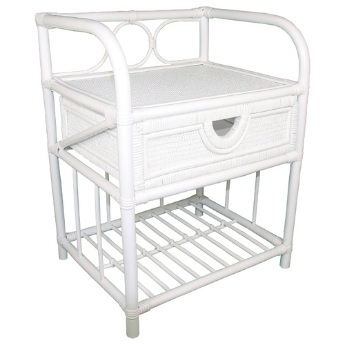 Gianna Rattan Bedside Table