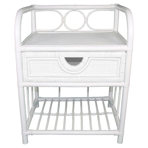 Gianna Rattan Bedside Table
