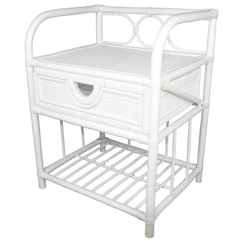 Gianna Rattan Bedside Table