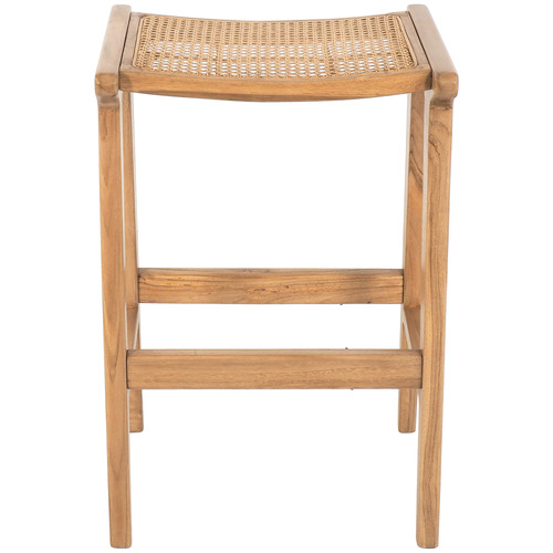 68cm August Rattan & Teak Wood Counter Stool