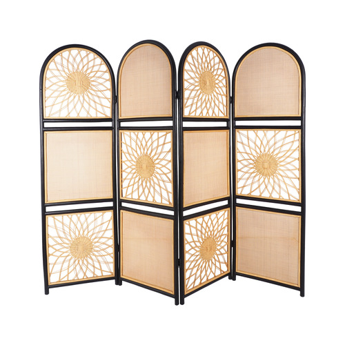 Oliver Rattan & Cane Room Divider