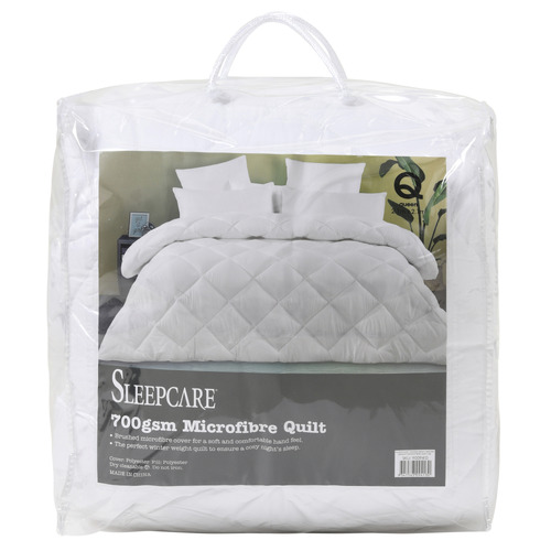 Sleepcare 700GSM Microfibre Winter Quilt Temple & ster