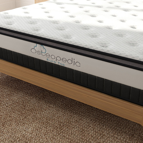 Osteopedic Medium Osteopedic Euro Top Pocket Spring Mattress Temple
