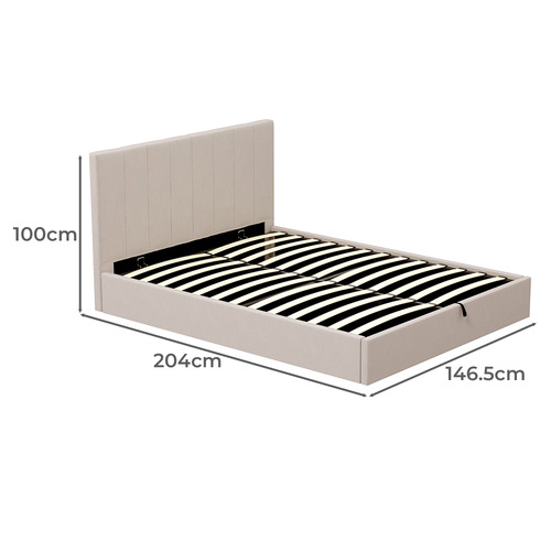 Rundel Gas Lift Storage Bed Frame