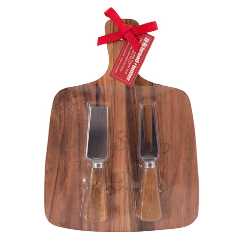 3 Piece Carol Rectangle Paddle Board & Knife Set