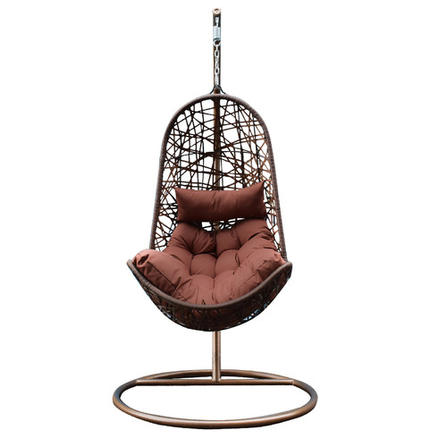 Chiswick Living Premium Arcon Curved PE Rattan Outdoor Hanging Egg