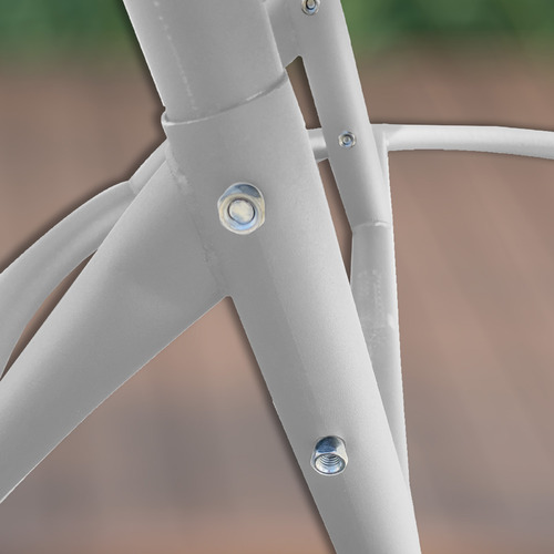 MilanoOutdoor 2 Seater Arcon Curved PE Rattan Outdoor Hanging Egg Chair