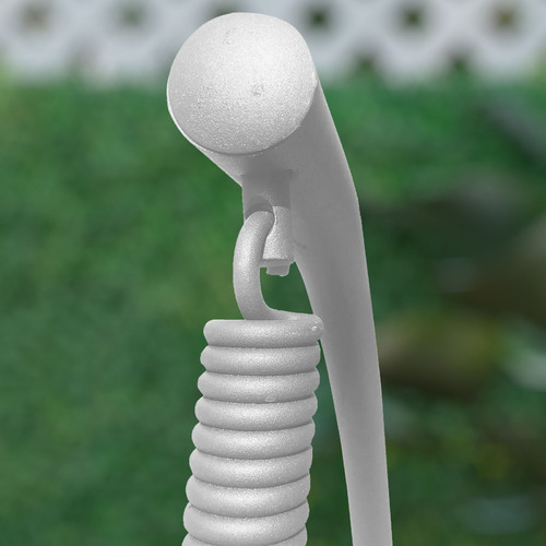 MilanoOutdoor 2 Seater Arcon Curved PE Rattan Outdoor Hanging Egg Chair