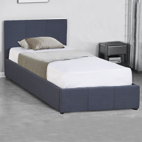 Charcoal Milano Luxury Gas Lift Storage Bed