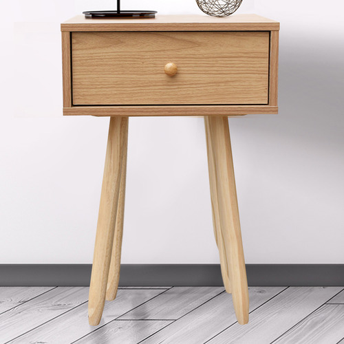 temple and webster oak bedside table