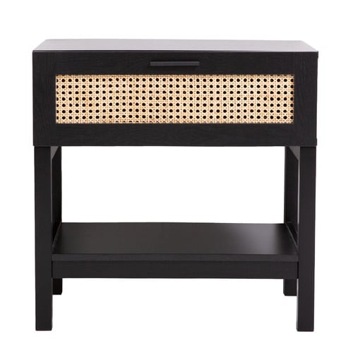 Senna Rattan Bedside Table