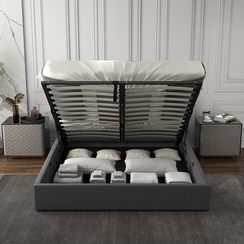 Grey-Capri-Luxury-Gas-Lift-Storage-Bed-1000